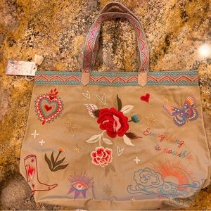 Brand new with tags Johnny Was “Monroe” tote